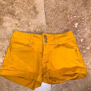 Yellow Jean Shorts size Small